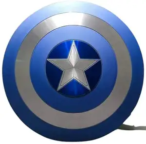 Captain America Shield Thời Trung Cổ Cosplay Thép Kim Loại Áo Giáp Chiến Binh Khiên CHMN2070