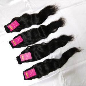 Extensión de cabello virgen con cutícula alineada, envío rápido, venta al por mayor, mechones de cabello ondulados virgen de templo indio sin procesar 100% - Product Image 5