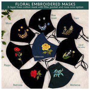 Broderie à la main serviettes - Product Image 1