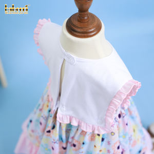 Vintage Style Fancy Flower Hand Embroidery <b>Dress</b> for Girls-DR3255 - Product Image 4