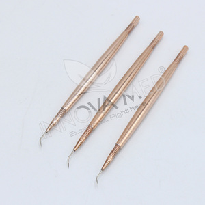Etiqueta privada, nuevas herramientas de elevación de pestañas de Metal de acero inoxidable, extensiones de pestañas con puntas de fibra puntiagudas, pinzas de pestañas de alta calidad - Product Image 4