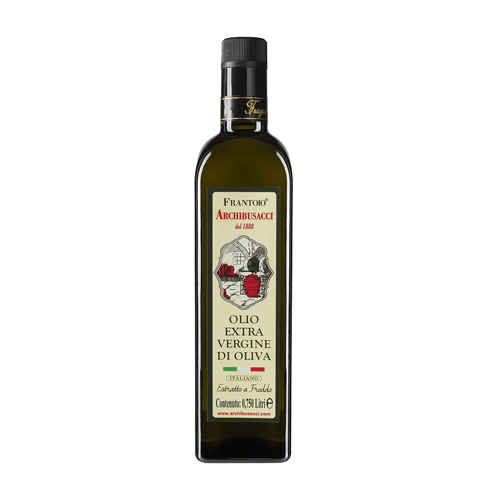 Best Extra Virgin Olive Oil 100 % Italian Cold Pressed 0,75 Lt. Bott. Classic Fruity for restaurant