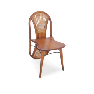 Chaise de salle à manger ovale personnalisée, design classique, chaise d'appoint en bois massif, mobilier pour la maison, l'hôtel et la salle à manger - Product Image 1