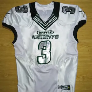 latest design low moq tackle twill american football jersey sublimated