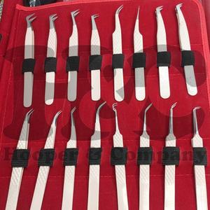 ใหม่แหนบต่อขนตาแหนบขนตาสำหรับการต่อขนตาโลโก้อย่างยั่งยืนสแตนเลสขนตาขนมิงค์ - Product Image 3