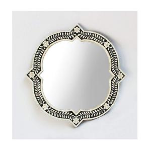 Marco de Espejo de Madera y Nácar Azul y Blanco para Decoración de Paredes del Hogar, Bodas y Eventos, al por Mayor - Product Image 2