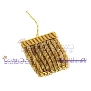 Llavero de Flecos Metálicos de Alta Calidad con Hilo de Oro y Seda |   Decoración Decorativa para el Hogar - Product Image 1