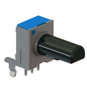 Taiwan Manufacturer of Rotary <b>Potentiometers</b> 9mm Snap-in Insulated Shaft <b>Potentiometer</b> Single/Dual - Product Image 4