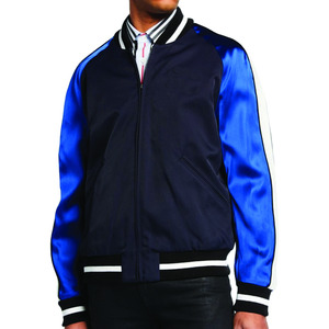 Holesale-Chaqueta con mangas de cuero de etterman, chaqueta de estilo universitario - Product Image 3