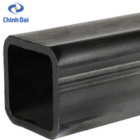 Tuyau carré en acier au carbone noir de qualité ASTM supérieure, section creuse, pour usage en construction, laminé à chaud, pliage et soudage disponibles