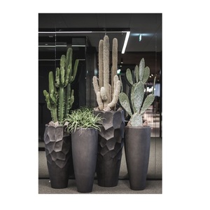 Customized <b>Lightweight</b> Durable Eco-Friendly Galvanized Metal Flower Pots for Indoor/Outdoor Use - Product Image 1