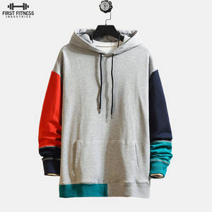 Sweat-shirts surdimensionnés à logo personnalisé Pullover Sweats à capuche unis et viergesSweatshirts à capuche unisexes en coton personnalisés pour hommes - Product Image 3