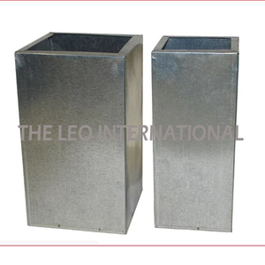 Brun Couleur Forme Ronde Fleur Vase En Aluminium Métal Martelé Texture Décor À La Maison Salon Balcon Coin Vase - Product Image 3