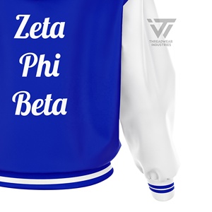 แจ็คเก็ตติดตามปัก Zeta Phi Beta Sorority แบบกำหนดเอง - Product Image 4