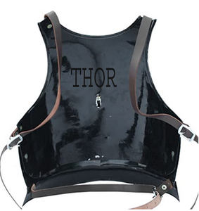 ชุดเกราะยุคกลางสำหรับสะสมกล้ามเนื้อ,สายหนังสีเงิน SCA - Product Image 3