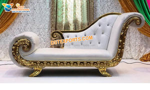 Canapé de mariage de Style français, Chaise spéciale pour mariage, bleu Royal, canapé italien de styliste célèbre - Product Image 5