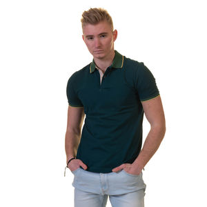 ผลิตภัณฑ์ใหม่ที่ไม่ซ้ำกันฤดูใบไม้ผลิ/ฤดูร้อนโปโลเสื้อยืดแขนสั้นเสื้อกันหนาวผู้ชาย - Product Image 3