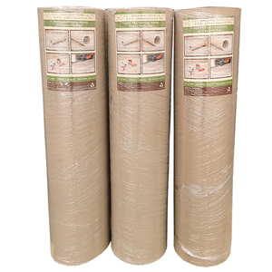 <b>Brown</b> Floor Protection <b>Paper</b> in Long <b>Roll</b> for Covering Floor in Repair Work - Product Image 1