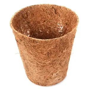 Eco friendly compostabili biodegradabile naturale in fibra di cocco pentola di cocco piantina vasi di piante