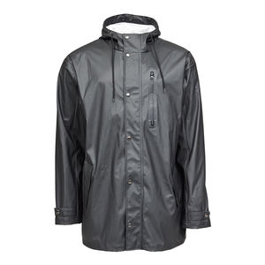 El logotipo de los clientes impreso de alta calidad de plástico de poliéster industrial capa de lluvia - Product Image 1