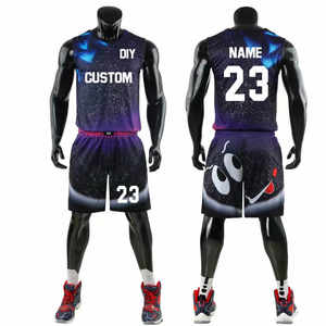 Último reversible camisetas de baloncesto diseño personalizado uniformes de baloncesto - Product Image 5