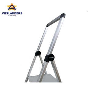 VIETLADDERS Hanoi Conveniently Compact EN131 <b>Aluminum</b> Slim Folding Domestic Step <b>Ladder</b> NKVL-4SL 1 Year Warranty Graphic Design - Product Image 2