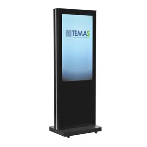 55 "Digital Signage Vloerstaande Reclame Display Kiosk Met Android Media Player En Content Management Software 3 Mm 350