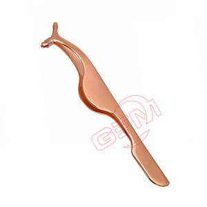Pinzas para Extensión de Pestañas de Acero Inoxidable, Duraderas y Reutilizables, Tamaño Personalizado, MOQ Bajo, Nuevo Estilo, Hechas con Calidad - Product Image 1