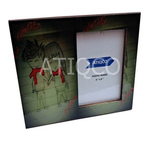 Vintage 3D MDF Wooden Photo <b>Frame</b> Big Size Home Decoration Mat Art for Living Room Wood <b>Frames</b> - Product Image 4