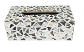 Caja de pañuelos de perlas madre para vajilla y accesorios de escritorio, caja de pañuelos de perlas madre para venta personalizada - Product Image 5