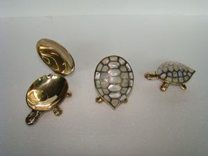 Caja de tortuga de latón - Product Image 2