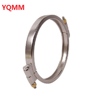 Raccord rapide à double boulon en acier inoxydable 13MPH pour applications forestières, haute pression, type Tri-Clamp