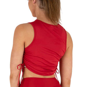 Camiseta de las mujeres Top Fitness deportes camisetas de manga larga señoras desgaste activo corriendo mujeres gimnasio diseño de logotipo personalizado para tanque Tops de algodón - Product Image 3