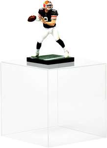 أفضل عرض الحالات حالة عرض متعددة الاستخدامات ، مكعب الاكريليك ، أو الناهض الاكريليك مع قاعدة سوداء 8 "X 8" X 8" - Product Image 4