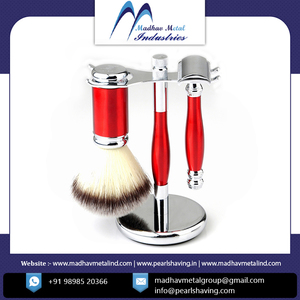 ชุดโกนหนวดขนหมูป่าด้ามโลหะ Madhav Metal SRB-73 2021 ขายดี คุณภาพสูง ออกแบบเองได้ รับผลิตแบรนด์ส่วนตัว - Product Image 6