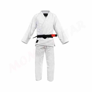 Kimono brésilien Jiu Jitsu Gis, couleur noir, sur mesure, 1 pièce - Product Image 6