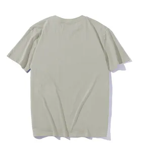 服装厂家女装180克柔软100% 棉男士夏季服装定制标签T恤男士批发