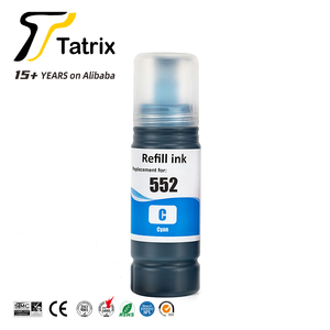 T552 Tatrix 552 colore compatibile ricarica bottiglia a base d'acqua inchiostro sfuso T552 inchiostro da stampa per <span class=keywords><strong>Epson</strong></span> per inchiostro <span class=keywords><strong>Ecotank</strong></span> <span class=keywords><strong>ET</strong></span>-8500 etc T552 - Product Image 2