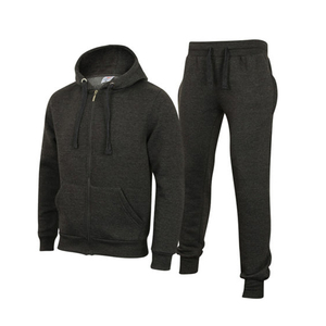 Velvet/velour Gsm 320-340 Men Tracksuit Set Custom logo Embroidery Custom <b>Slim</b> Fit Soccer Nylon Men Winter Tracksuit - Product Image 3