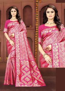 Dernier créateur de saris indiens et pakistanais Blouse en satin et crêpe de soie Vêtements sari à impression numérique Tissus doux Japon - Product Image 6