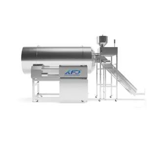 Popcorn Sifter Powder Coating Machine 4-in-1 Equipment Industrial Popcorn Multi in One Machine Popcorn Coating Drum