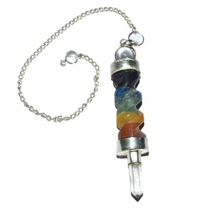 Vente en ligne de Chakra Feng Shui Collé Spirale 3pcs Pendules Sculpté Agate Gemme Pierre pour la Pratique Spirituelle - Product Image 1