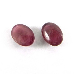 Gema de turmalina Rosa Natural, 5x7mm, cabujón ovalado, Gema suelta de 2,4 Cts - Product Image 4