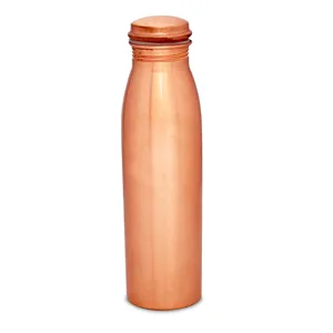 Yoga Copper Water Bottle Pure articles for daily use in Home Kitchen Decor Tabletop Handmade Indian Manufacturers Latest Design