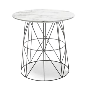 Table basse en bois avec Base en métal, meuble de salon moderne - Product Image 2