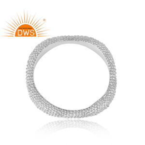 Handmade Fine 925 Sterling Silver Band Engagement <b>Ring</b> Fancy Statement Woman's <b>Ring</b> Band Jewelry Wholesaler - Product Image 4