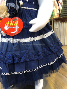 Cotton Crush Ren Áo Dài Cho Bữa Tiệc Hàng Mới Về Trẻ Em Bông Áo Dài Thiết Kế Bông Áo Dài Thiết Kế - Product Image 4