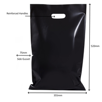 Shopping Packaging Die Cut Bag Merchandise Handle Plastic Bags