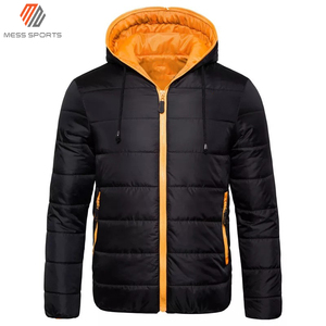 Best Top New Design OEM Customized Wholesale Winter Ultra <b>Light</b> Men's Puffer <b>Jacket</b> Hooded Eco-Friendly Quick Dry Reversible - Product Image 5