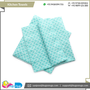 Custom Brand Logo Top Selling Quick Dry High Water Absorbency 100% Cotton Kitchen Towels at Bulk Price - Product Image 5